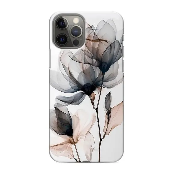Чехол с принтом «Цветы на белом» для iPhone 12 Pro Max