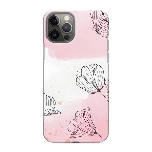 Чехол с принтом «Розовые цветы» для iPhone 12 Pro Max