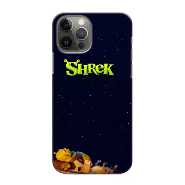 Чохол з принтом «Відпочиваючий Шрек» для iPhone 12 Pro Max