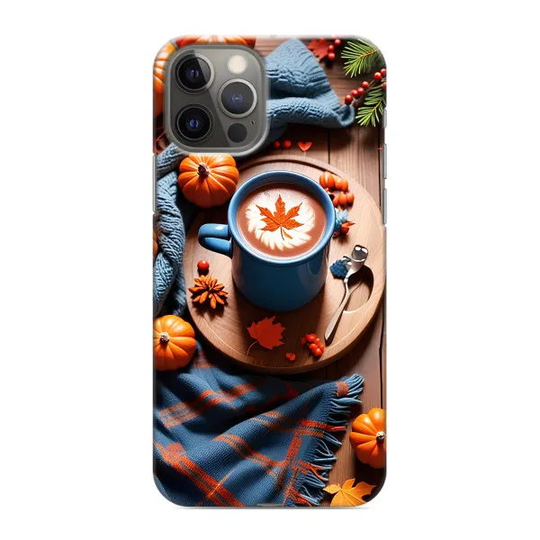 Чехол с принтом «Кофе и тыковки» для iPhone 12 Pro Max