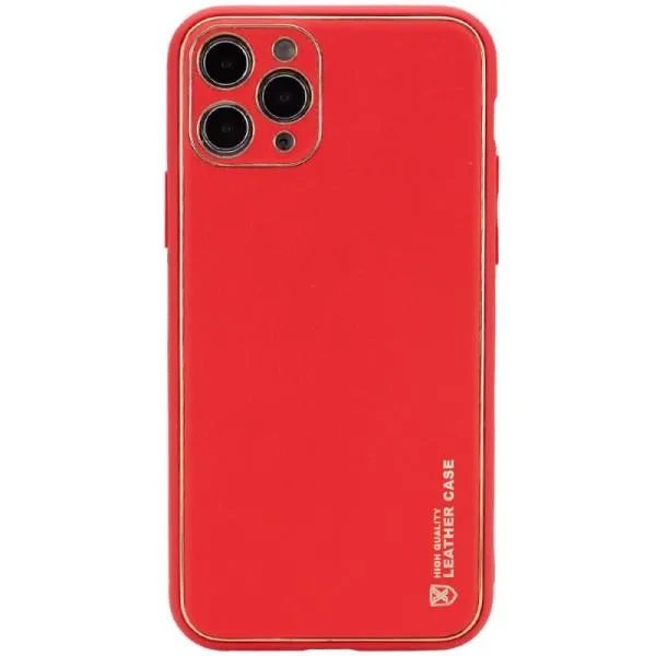 Шкіряний чохол Xshield для Apple iPhone 12 Pro (6.1") — Червоний — фото 1 Шкіряний чохол Xshield для Apple iPhone 12 Pro (6.1") — Червоний — фото 1