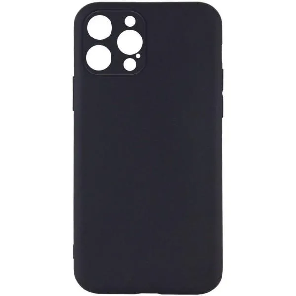 Чехол TPU Epik Black Full Camera для Apple iPhone 12 Pro (6.1") — Черный