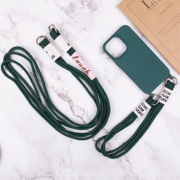 Чехол TPU two straps California для Apple iPhone 12 Pro / 12 (6.1") — Зеленый — фото 5