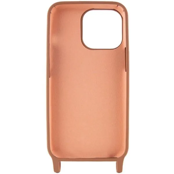 Чехол TPU two straps California для Apple iPhone 12 Pro / 12 (6.1") — Коричневый — фото 3