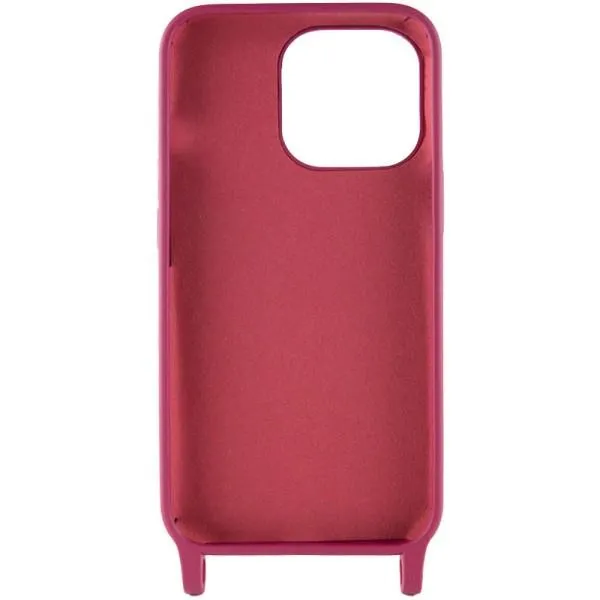 Чехол TPU two straps California для Apple iPhone 12 Pro / 12 (6.1") — Красный — фото 3