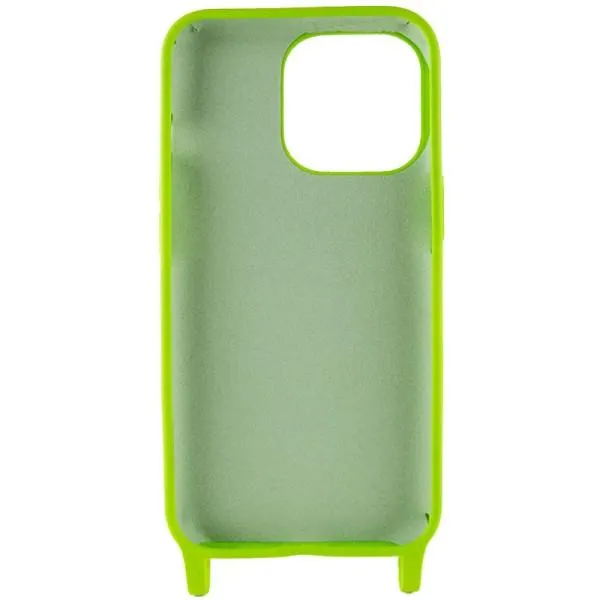 Чехол TPU two straps California для Apple iPhone 12 Pro / 12 (6.1") — Салатовый — фото 3