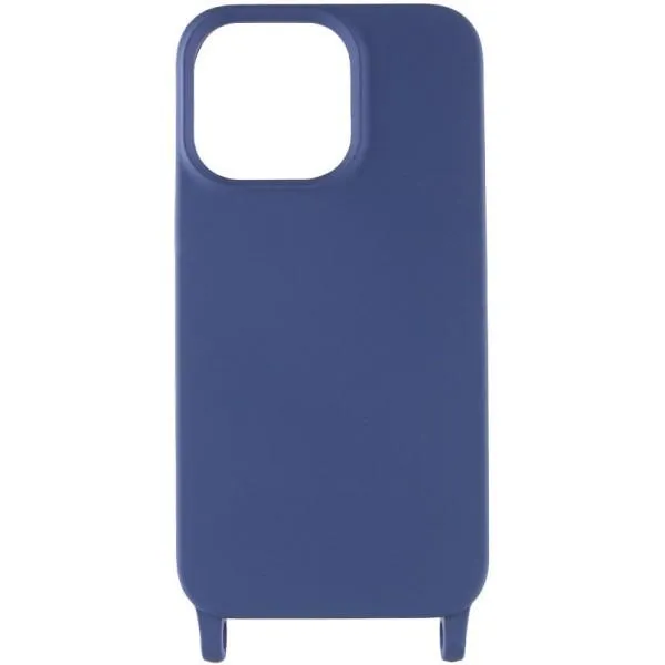 Чехол TPU two straps California для Apple iPhone 12 Pro / 12 (6.1") — Темно-синий — фото 2