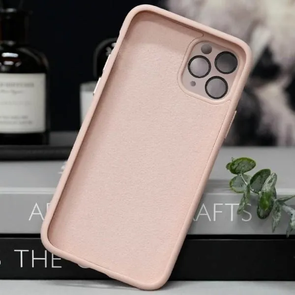 Чехол TPU+Glass Sapphire Midnight with Magnetic Fit для Apple iPhone 12 Pro (6.1") — Розовый — фото 3