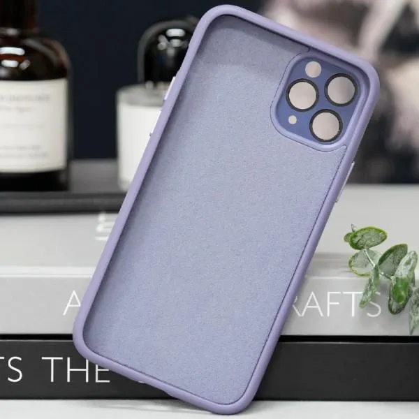 Чехол TPU+Glass Sapphire Midnight with Magnetic Fit для Apple iPhone 12 Pro (6.1") — Сиреневый — фото 3