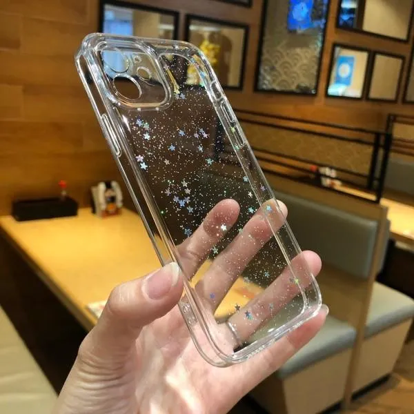 TPU чехол STAR Sparkle для Apple iPhone 12 Pro — Прозрачный — фото 2
