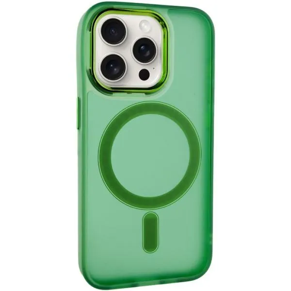 Чехол TPU+PC Lily with Magnetic Fit для Apple iPhone 12 Pro / 12 (6.1") — Хаки — фото 1