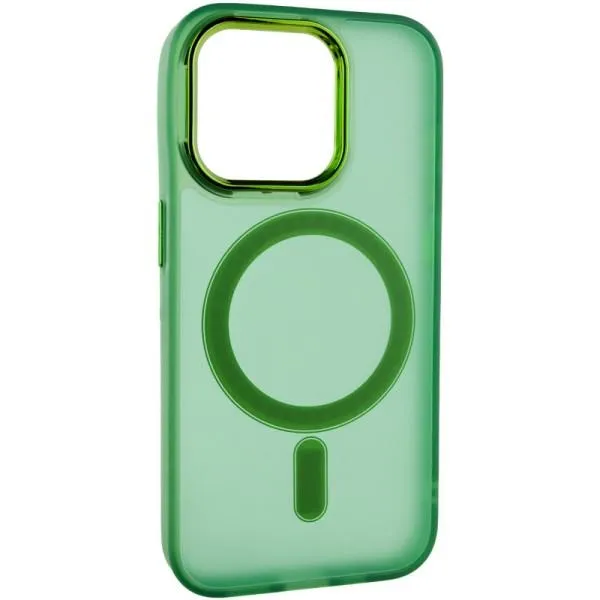 Чехол TPU+PC Lily with Magnetic Fit для Apple iPhone 12 Pro / 12 (6.1") — Хаки — фото 2