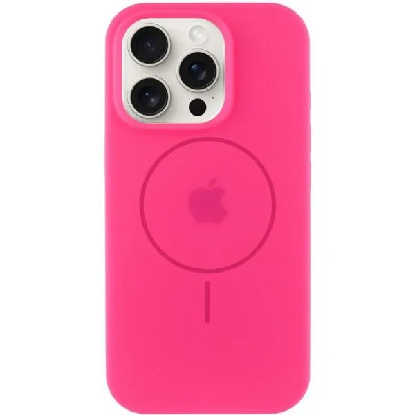 Чехол Silicone Case Full Protective (AA) with MagSafe для Apple iPhone 12 Pro / 12 (6.1") — Розовый — фото 4