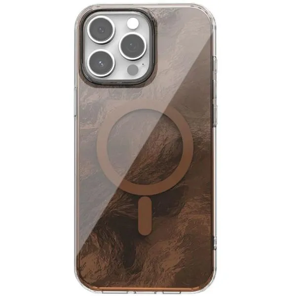 Чохол TPU Shiny Mountain Magnetic Fit для Apple iPhone 12 Pro / 12 (6.1") — Коричневий — фото 1