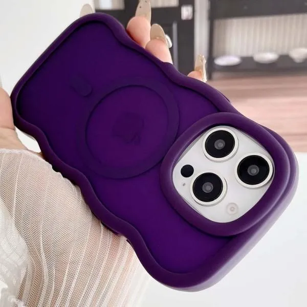Чохол TPU+PC Undine with Magnetic Fit для Apple iPhone 12 Pro / 12 (6.1") — Фіолетовий — фото 4 Чохол TPU+PC Undine with Magnetic Fit для Apple iPhone 12 Pro / 12 (6.1") — Фіолетовий — фото 4