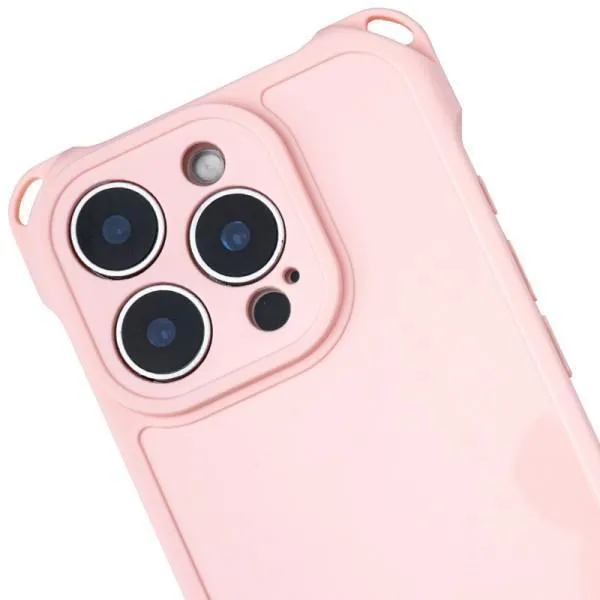 Чохол TPU CrossBody with straps для Apple iPhone 12 Pro (6.1") — Рожевий — фото 4