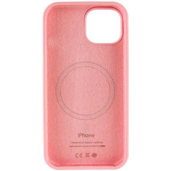 Чехол Silicone Case Full Protective (AA) with MagSafe для Apple iPhone 12 Pro / 12 (6.1") — Розовый — фото 3