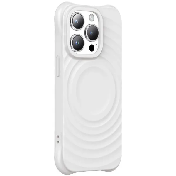 Чохол TPU Orbit with Magnetic Fit для Apple iPhone 12 Pro / 12 (6.1") — Білий — фото 1
