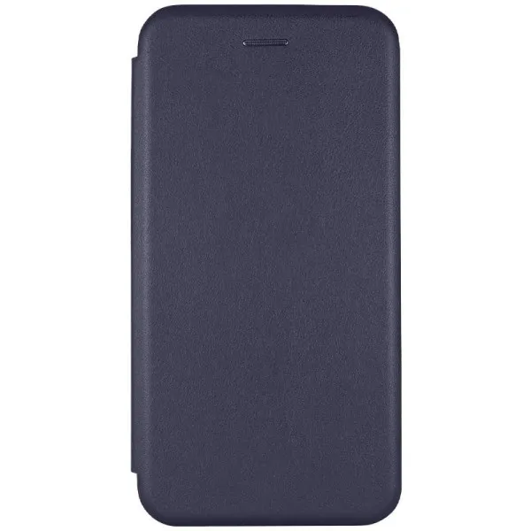 Шкіряний чохол-книжка Classy для Apple iPhone 12 Pro / 12 (6.1") — Темно-синій