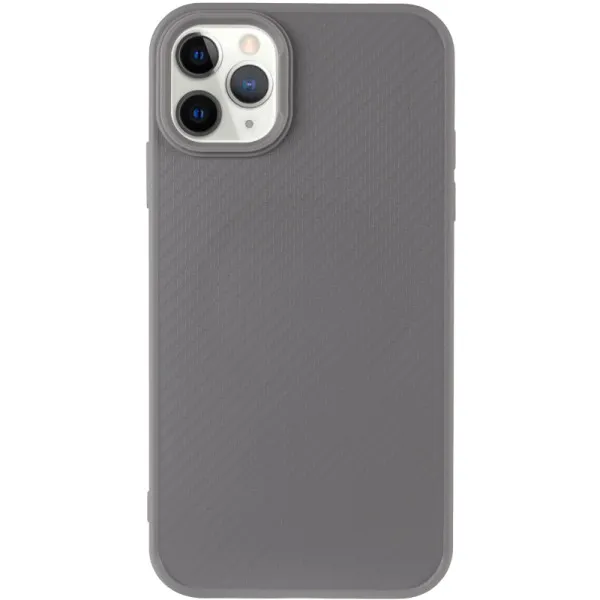 TPU чохол Carbon Protective with Magnetic Fit для Apple iPhone 12 Pro / 12 (6.1") — Сірий — фото 2