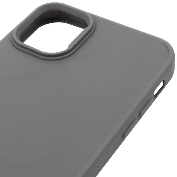 TPU чохол Carbon Protective with Magnetic Fit для Apple iPhone 12 Pro / 12 (6.1") — Сірий — фото 4