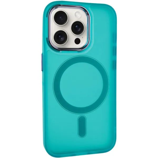 Чехол TPU+PC Lily with Magnetic Fit для Apple iPhone 12 Pro / 12 (6.1") — Зеленый — фото 2