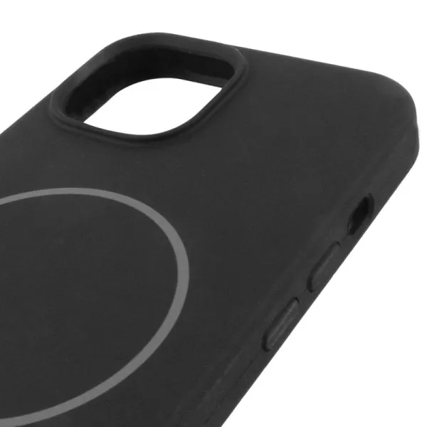 Чохол Silk Full Protective (AA) NO LOGO with Magnetic Fit для Apple iPhone 12 Pro / 12 (6.1") — Чорний — фото 4