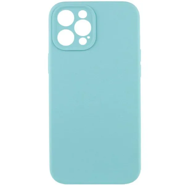 Чехол Silk Full Camera Protective (AA) NO LOGO для Apple iPhone 12 Pro (6.1") — Бирюзовый — фото 1