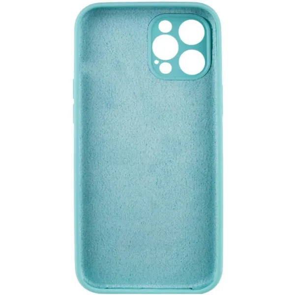 Чехол Silk Full Camera Protective (AA) NO LOGO для Apple iPhone 12 Pro (6.1") — Бирюзовый — фото 4