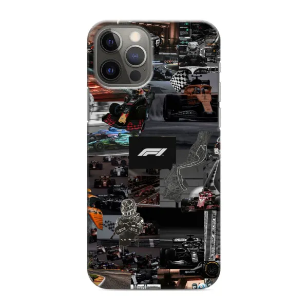 Чехол с принтом «Гоночный коллаж Ф1» для iPhone 12 Pro