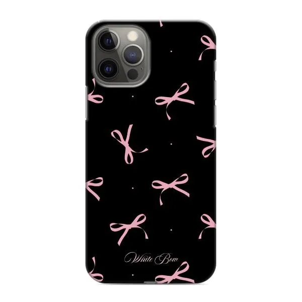 Чехол с принтом «Банты на черном» для iPhone 12 Pro