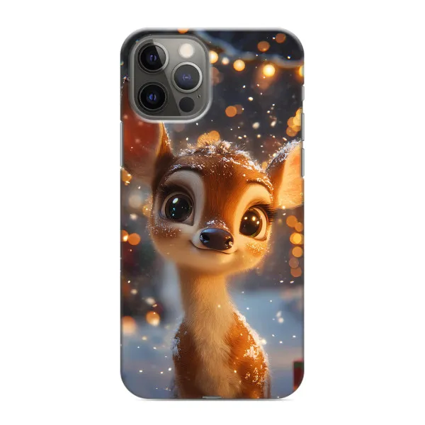 Чехол с принтом «Олененок среди гирлянд» для iPhone 12 Pro