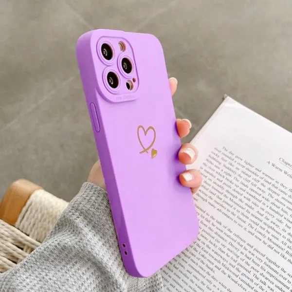 Чехлы для ВЛЮБЛЕННЫХ для iPhone 12 — Лиловый Чехлы для ВЛЮБЛЕННЫХ для iPhone 12 — Лиловый