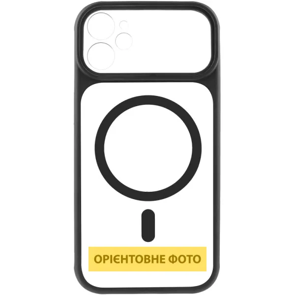 Чехол TPU+PC GETMAN Moon Clear with MagSafe для Apple iPhone 12 (6.1") — Черный — фото 5 Чехол TPU+PC GETMAN Moon Clear with MagSafe для Apple iPhone 12 (6.1") — Черный — фото 5