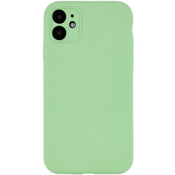 Чехол Silk Full Camera Protective (AA) NO LOGO для Apple iPhone 12 (6.1") — Мятный — фото 1 Чехол Silk Full Camera Protective (AA) NO LOGO для Apple iPhone 12 (6.1") — Мятный — фото 1