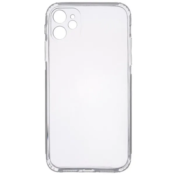 TPU чехол Epic Transparent 1,5mm Full Camera для Apple iPhone 12 (6.1") — Прозрачный