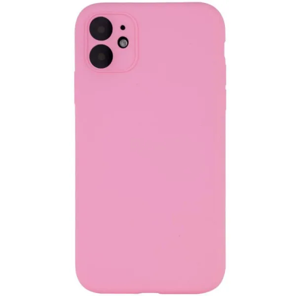 Чохол Silk Full Camera Protective (AA) NO LOGO для Apple iPhone 12 (6.1") — Рожевий — фото 2 Чохол Silk Full Camera Protective (AA) NO LOGO для Apple iPhone 12 (6.1") — Рожевий — фото 2