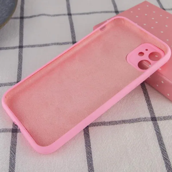 Чохол Silk Full Camera Protective (AA) NO LOGO для Apple iPhone 12 (6.1") — Рожевий — фото 3 Чохол Silk Full Camera Protective (AA) NO LOGO для Apple iPhone 12 (6.1") — Рожевий — фото 3