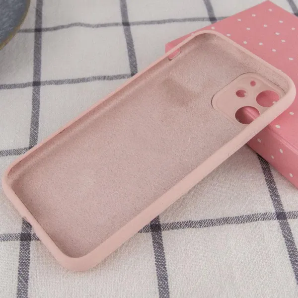 Чохол Silk Full Camera Protective (AA) NO LOGO для Apple iPhone 12 (6.1") — Рожевий — фото 5 Чохол Silk Full Camera Protective (AA) NO LOGO для Apple iPhone 12 (6.1") — Рожевий — фото 5