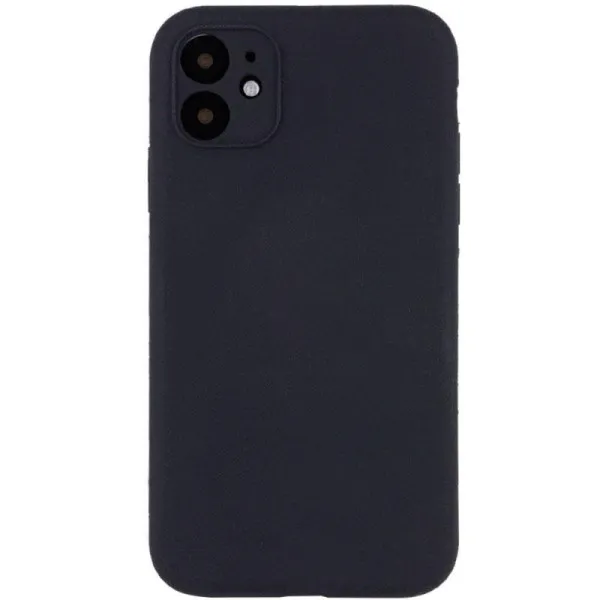 Чохол Silk Full Camera Protective (AA) NO LOGO для Apple iPhone 12 (6.1") — Чорний — фото 1 Чохол Silk Full Camera Protective (AA) NO LOGO для Apple iPhone 12 (6.1") — Чорний — фото 1