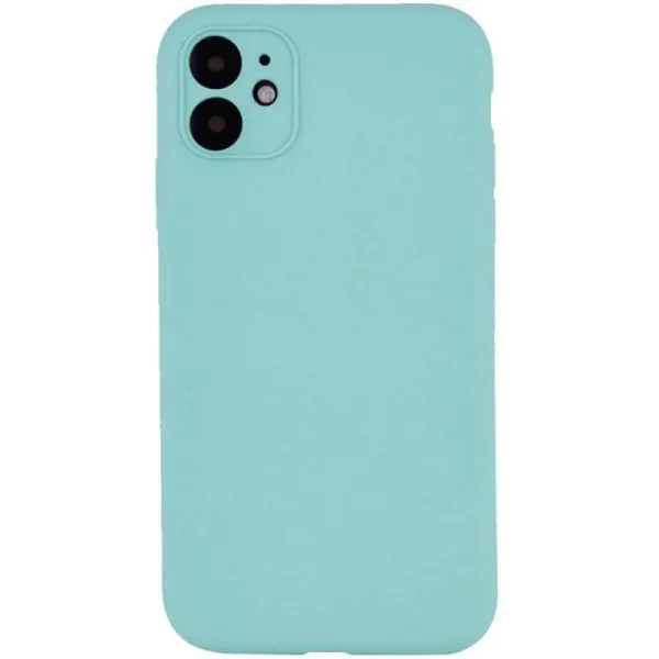 Чехол Silk Full Camera Protective (AA) NO LOGO для Apple iPhone 12 (6.1") — Бирюзовый — фото 1
