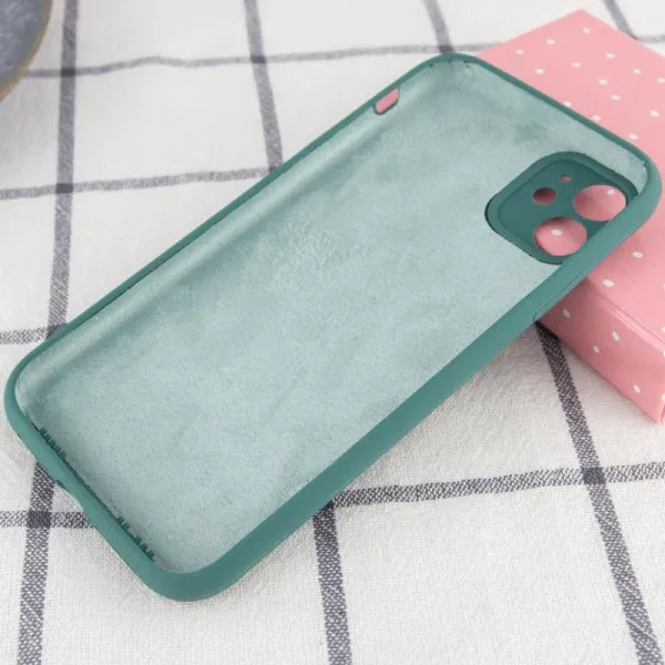 Чехол Silk Full Camera Protective (AA) NO LOGO для Apple iPhone 12 (6.1") — Зеленый — фото 5 Чехол Silk Full Camera Protective (AA) NO LOGO для Apple iPhone 12 (6.1") — Зеленый — фото 5