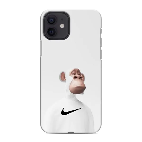 Чехол с принтом «обезьяна NFT Nike» для iPhone 12