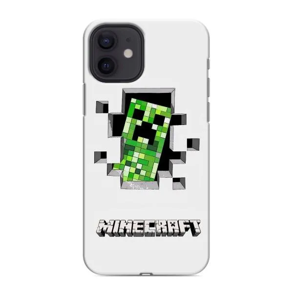 Чехол с принтом «крипер Майнкрафт» для iPhone 12 Чехол с принтом «крипер Майнкрафт» для iPhone 12