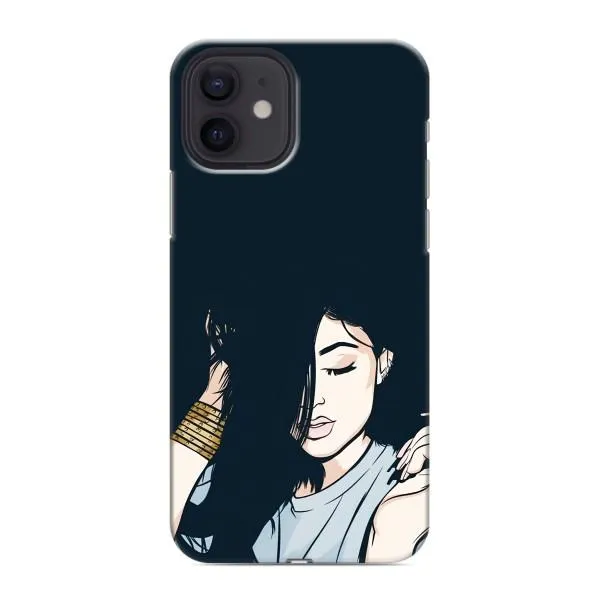 Чехол с принтом «Красивая девочка» для iPhone 12