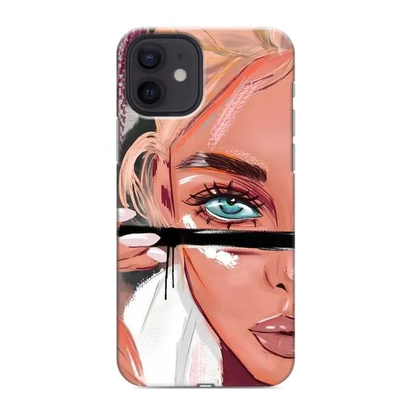 Чехол с принтом «Макияж» для iPhone 12