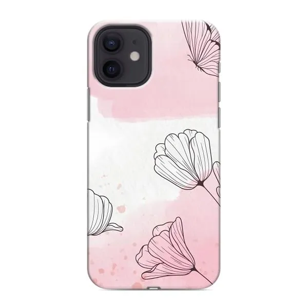 Чохол з принтом «Рожеві квіти» для iPhone 12 Чохол з принтом «Рожеві квіти» для iPhone 12