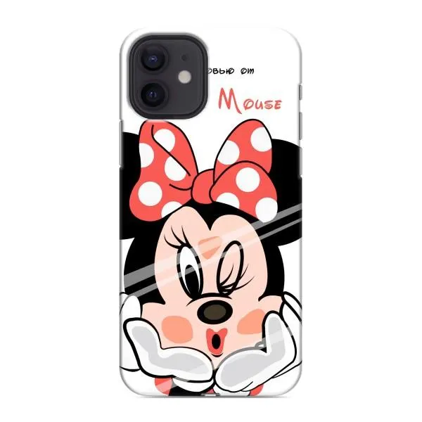 Чохол з принтом «Маус Мінні» для iPhone 12