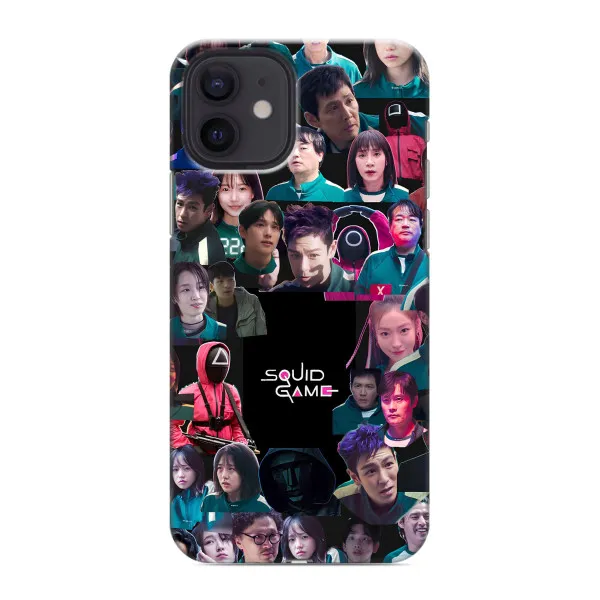 Чохол з принтом «Колаж Гра кальмара» для iPhone 12
