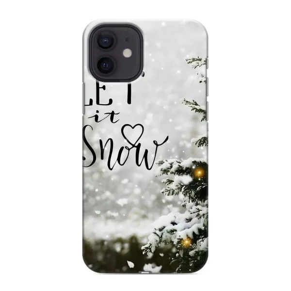 Чехол с принтом «Let it snow» для iPhone 12